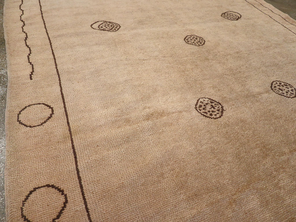 Vintage Chinese Art Deco Room Size Carpet, No.33179 - Gsblank