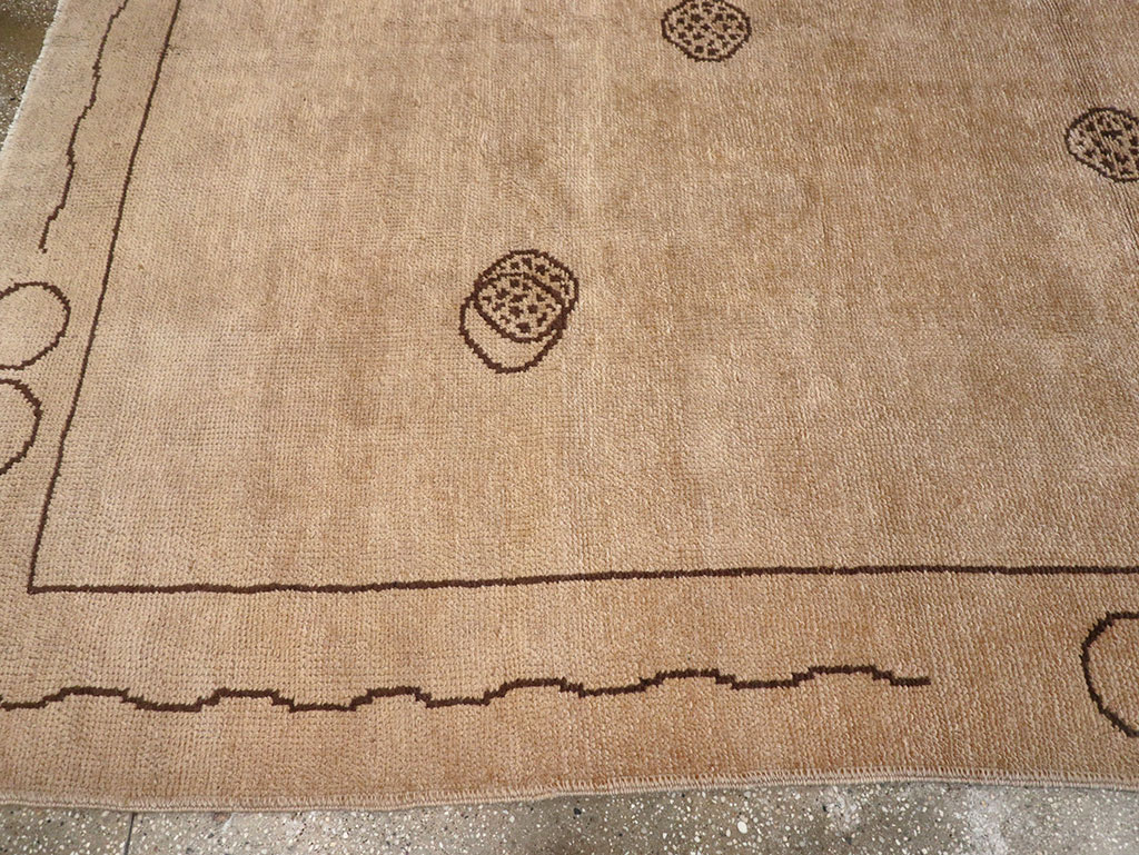 Vintage Chinese Art Deco Room Size Carpet, No.33179 - Gsblank