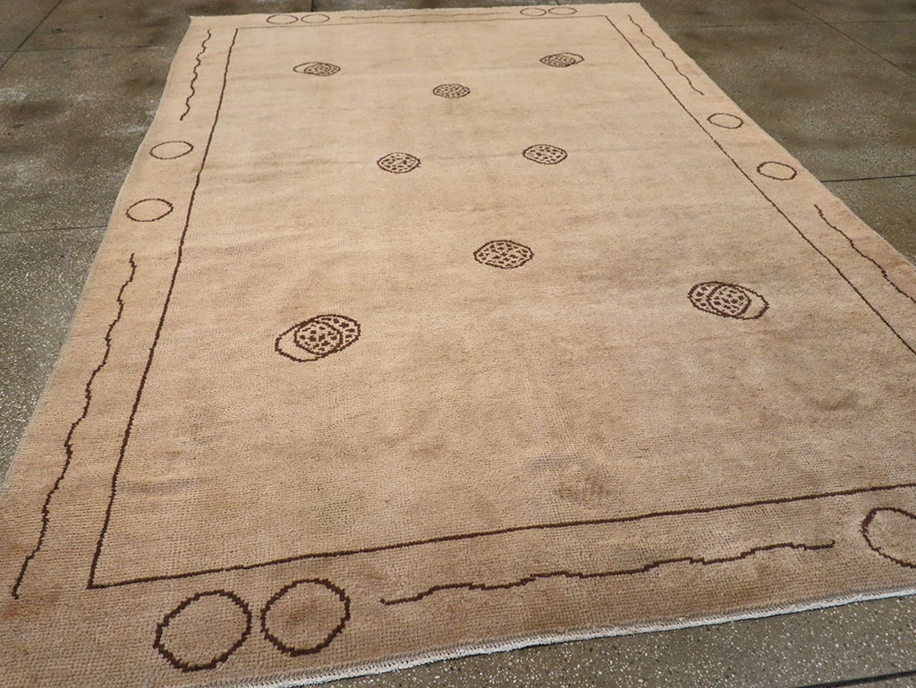 Vintage Chinese Art Deco Room Size Carpet, No.33179 - Gsblank