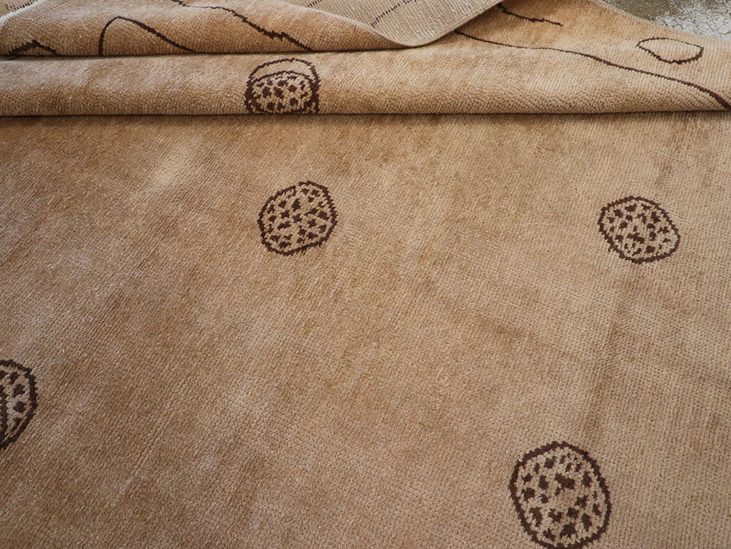 Vintage Chinese Art Deco Room Size Carpet, No.33179 - Gsblank