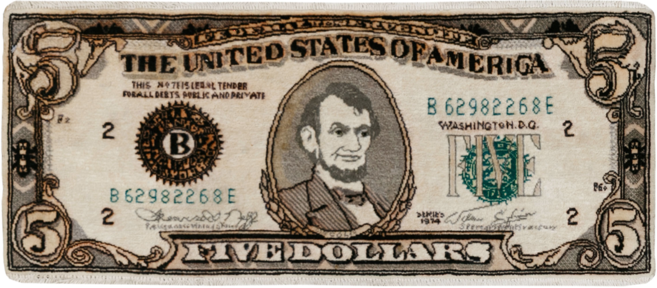 Modern Persian Tabriz Pictorial Rug, No.33180 - Gsblank