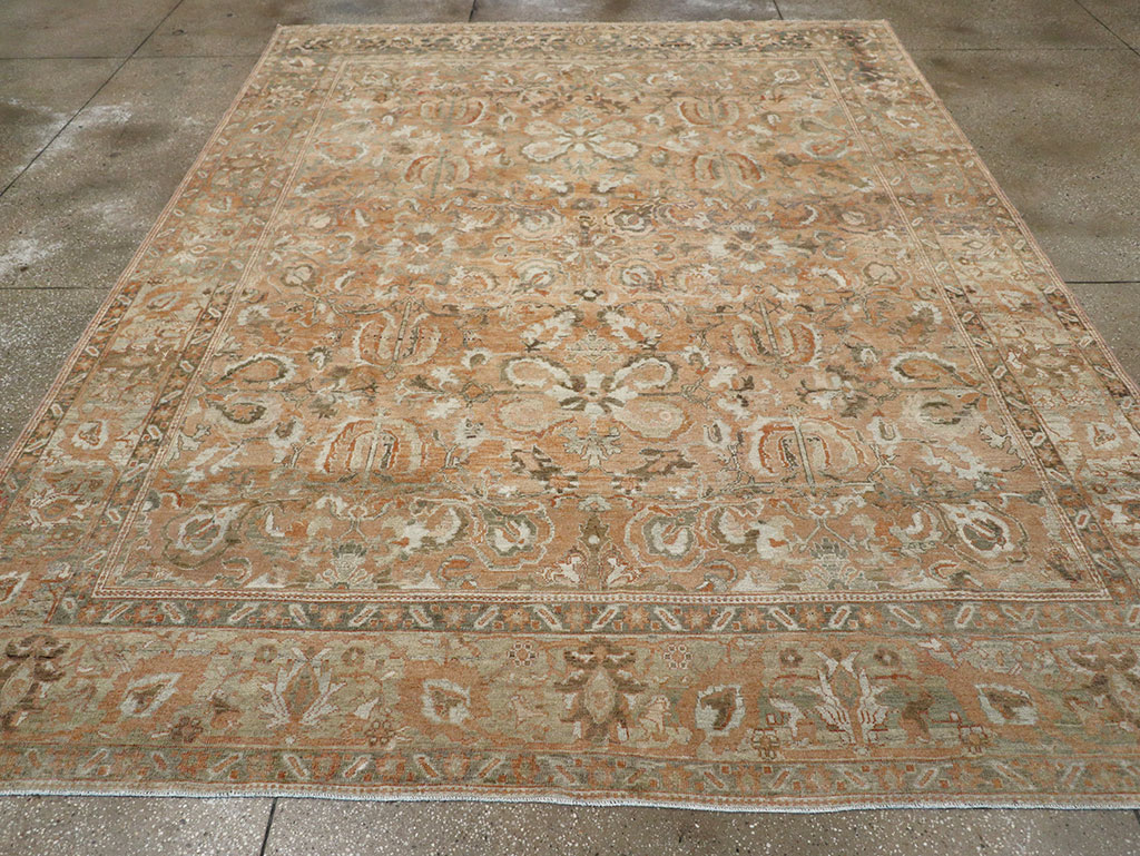Antique Persian Mahal Room Size Carpet, No.33184 - Gsblank