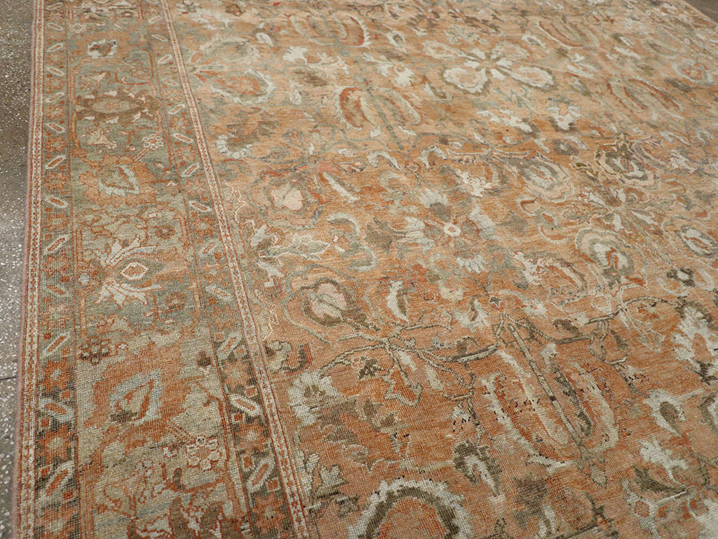 Antique Persian Mahal Room Size Carpet, No.33184 - Gsblank