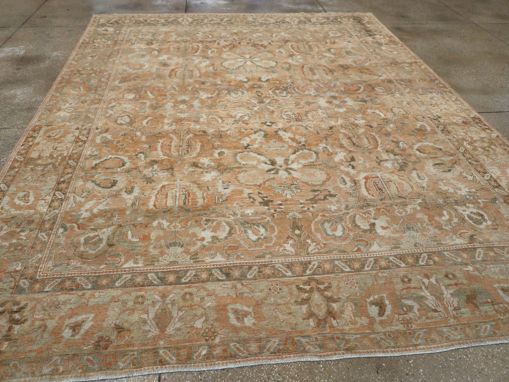 Antique Persian Mahal Room Size Carpet, No.33184 - Gsblank