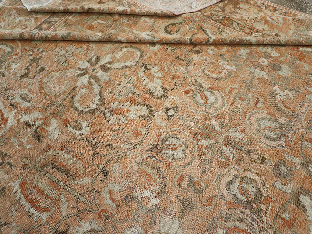 Antique Persian Mahal Room Size Carpet, No.33184 - Gsblank