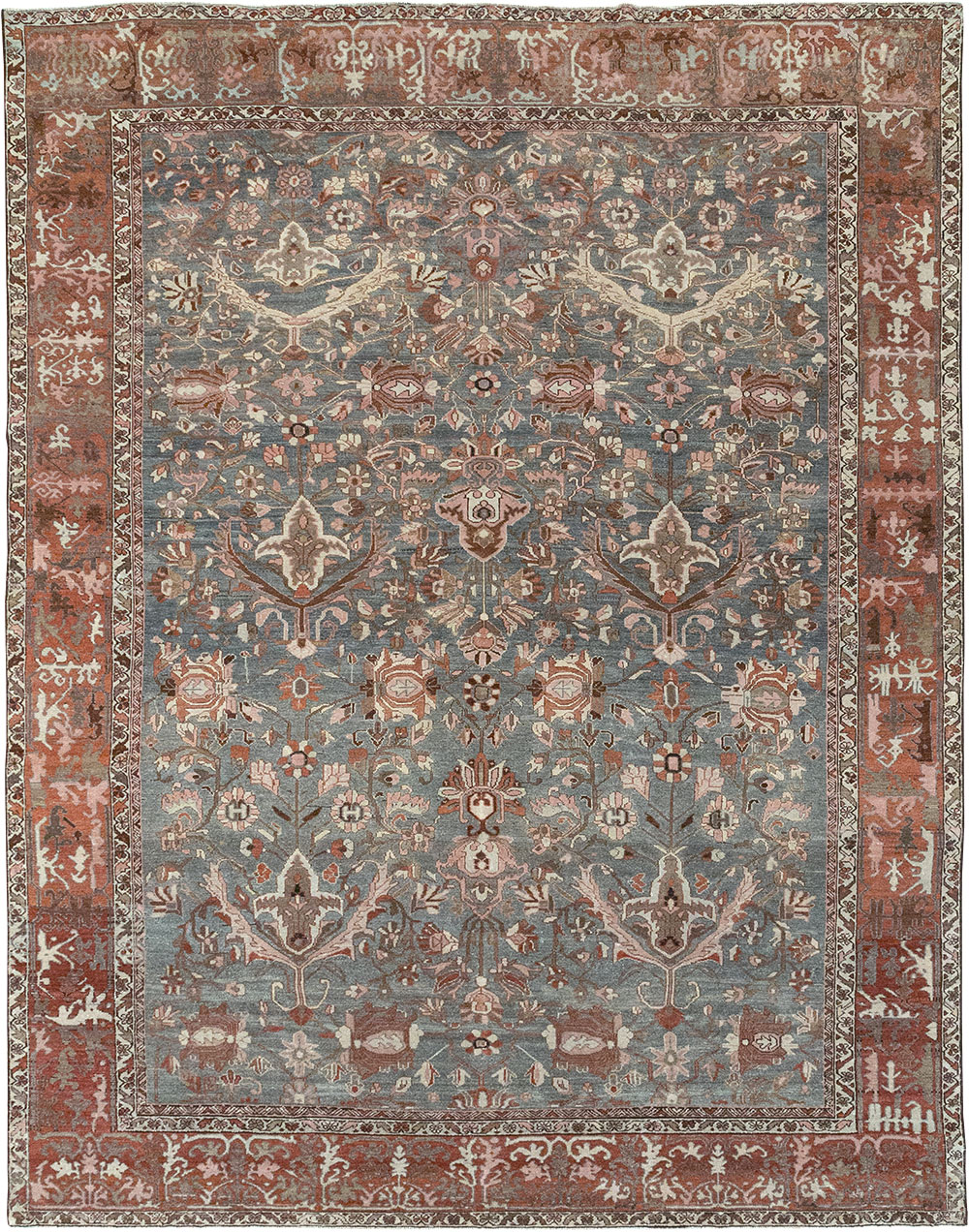 Antique Persian Malayer Room Size Carpet, No.33186 - Gsblank