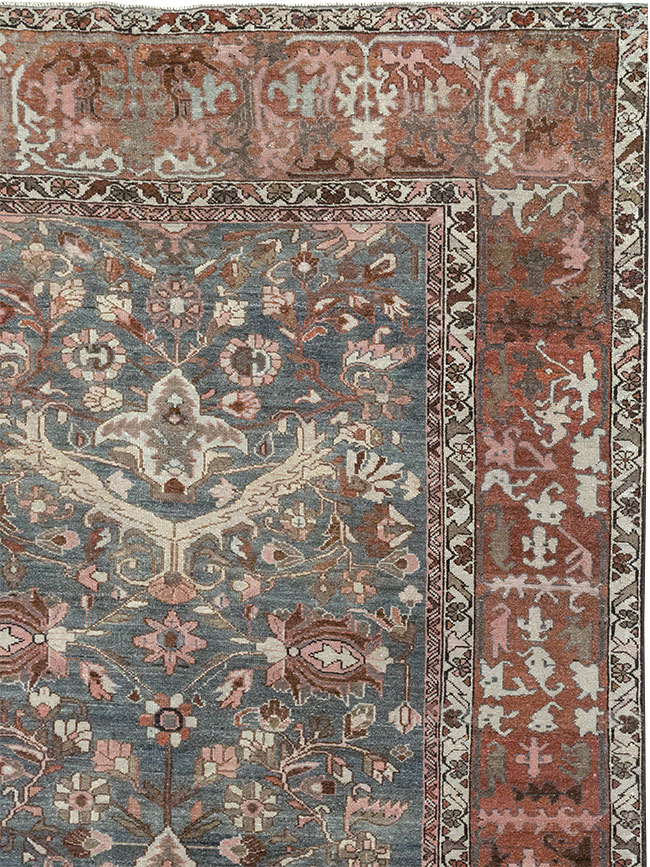 Antique Persian Malayer Room Size Carpet, No.33186 - Gsblank