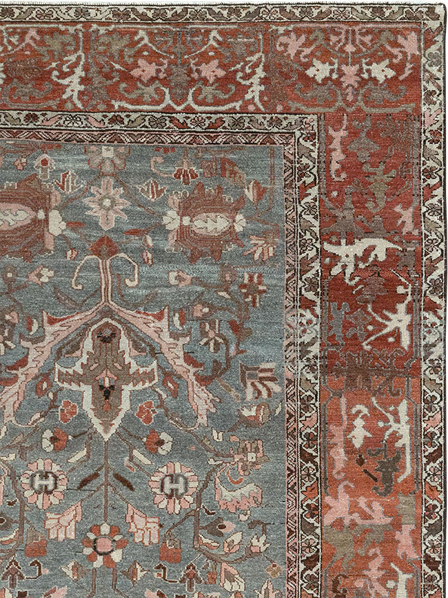 Antique Persian Malayer Room Size Carpet, No.33186 - Gsblank