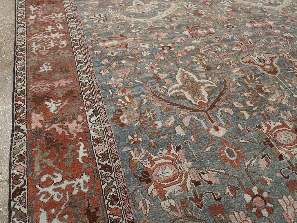 Antique Persian Malayer Room Size Carpet, No.33186 - Gsblank