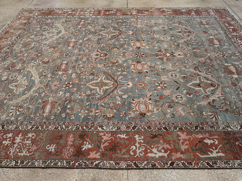 Antique Persian Malayer Room Size Carpet, No.33186 - Gsblank