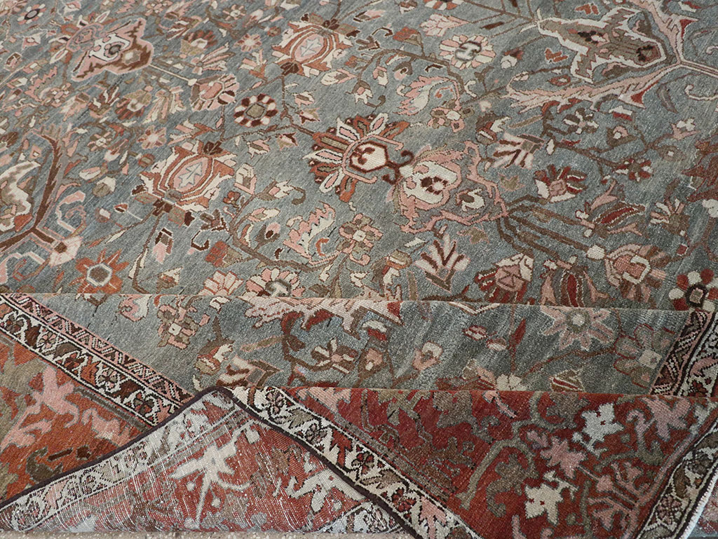 Antique Persian Malayer Room Size Carpet, No.33186 - Gsblank