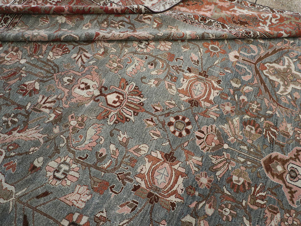 Antique Persian Malayer Room Size Carpet, No.33186 - Gsblank