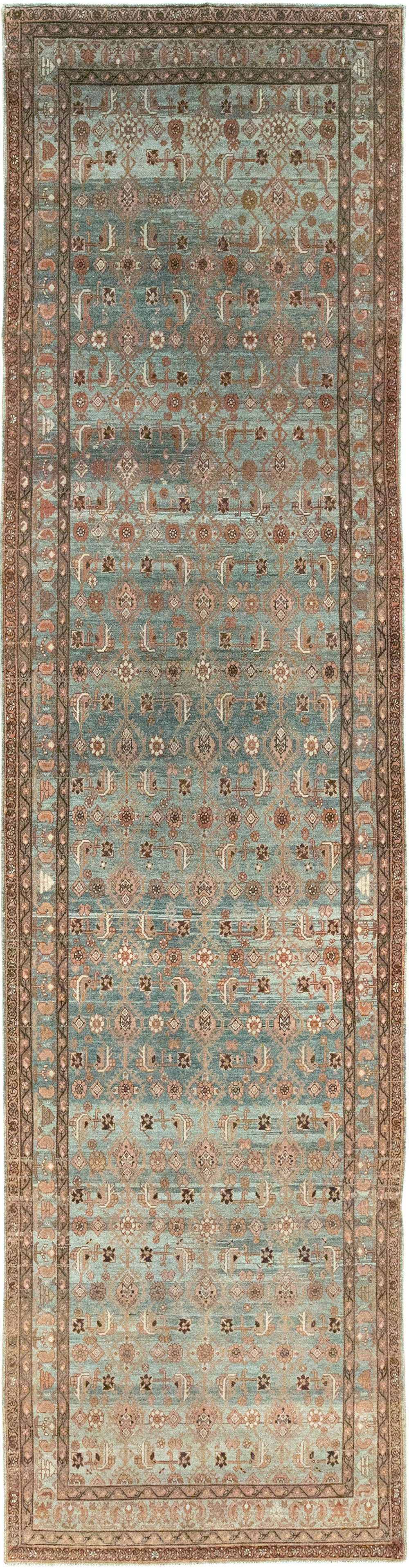 Antique Persian Malayer Long Runner, No.33187 - Gsblank