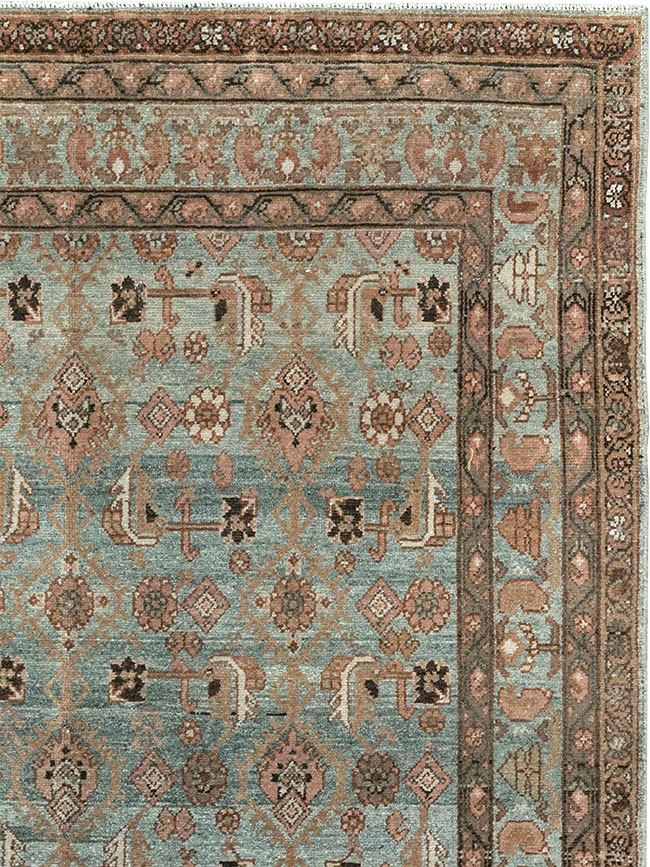 Antique Persian Malayer Long Runner, No.33187 - Gsblank