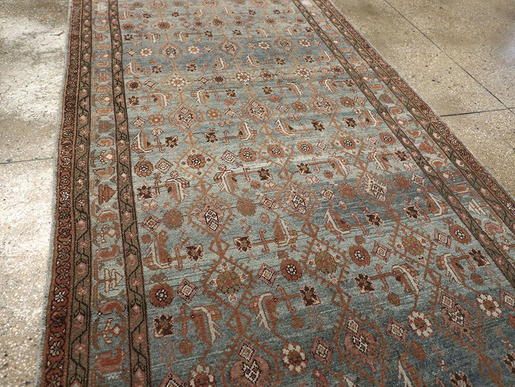 Antique Persian Malayer Long Runner, No.33187 - Gsblank