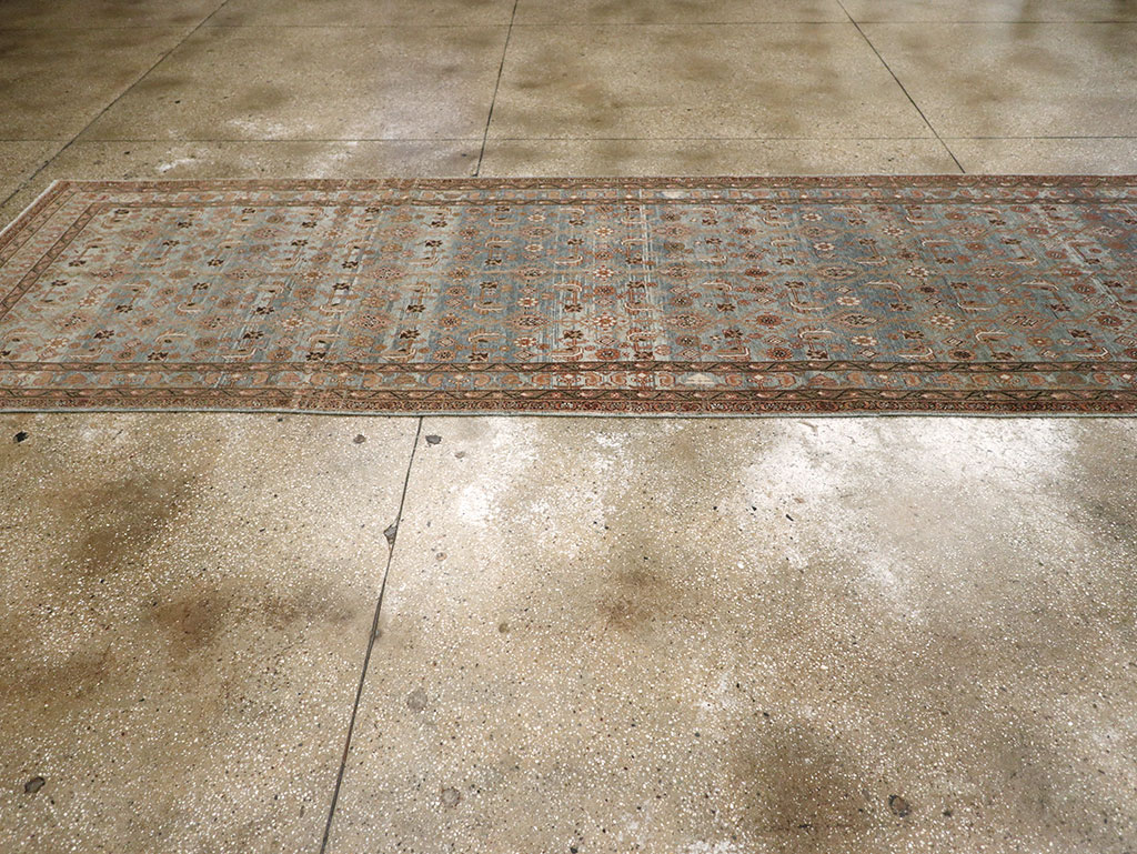 Antique Persian Malayer Long Runner, No.33187 - Gsblank