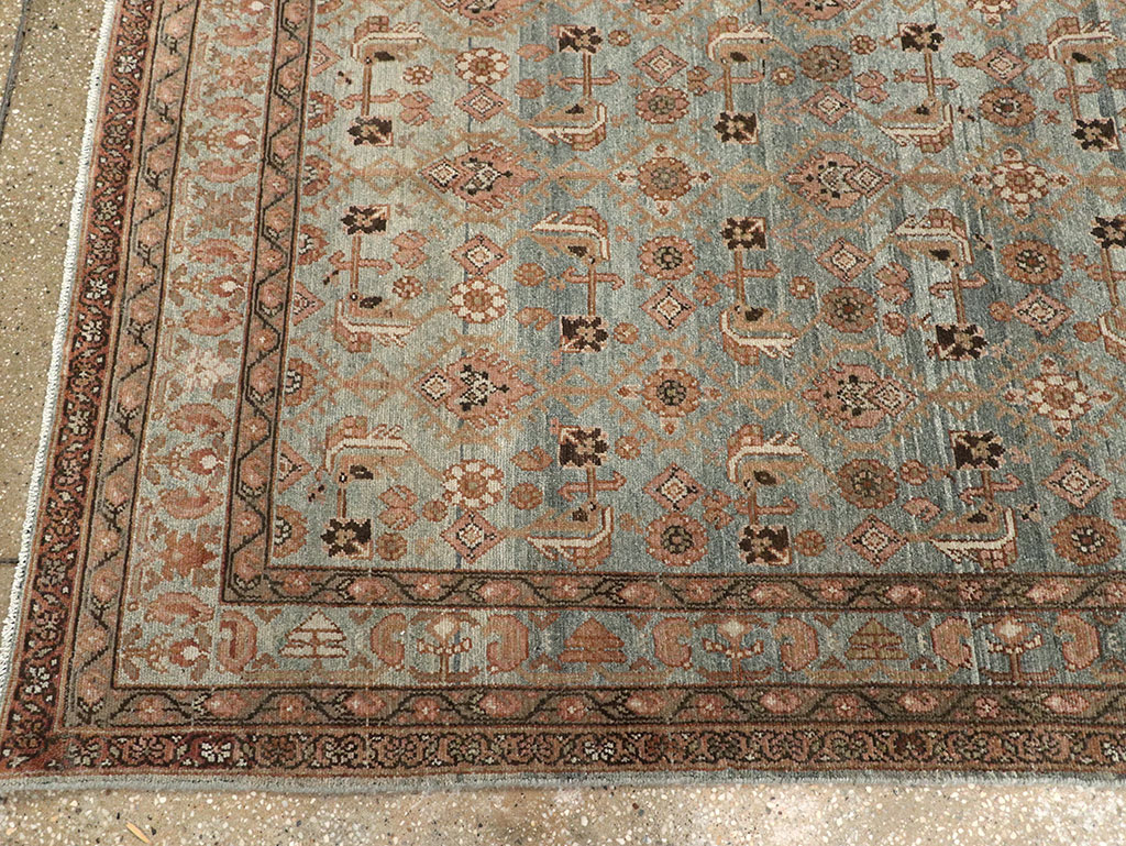 Antique Persian Malayer Long Runner, No.33187 - Gsblank