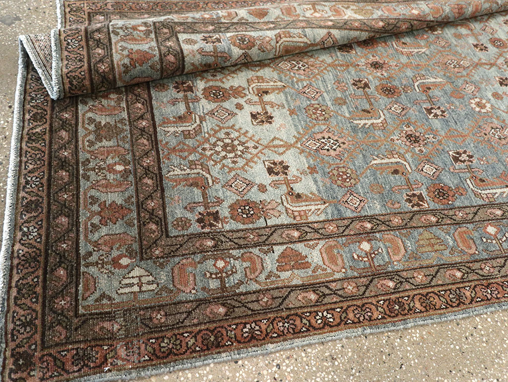 Antique Persian Malayer Long Runner, No.33187 - Gsblank