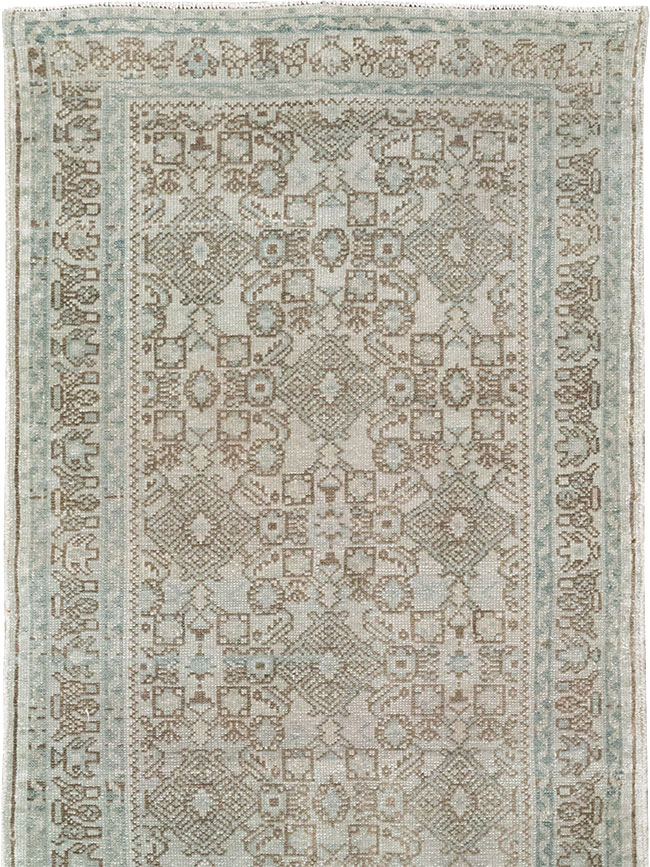 Antique Persian Malayer Long Runner, No.33188 - Gsblank