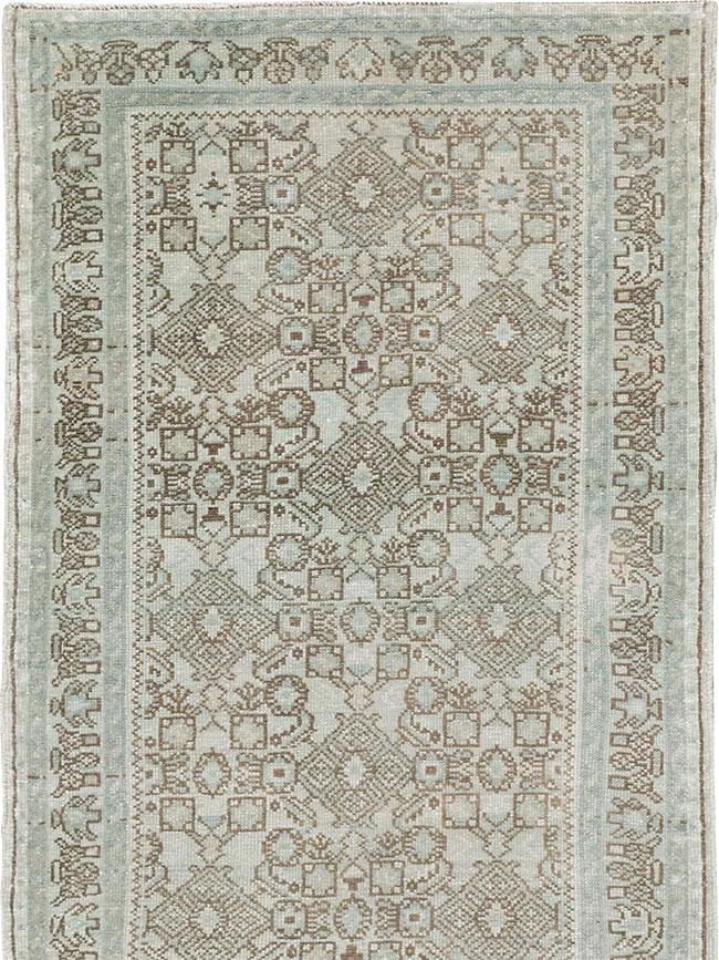 Antique Persian Malayer Long Runner, No.33188 - Gsblank