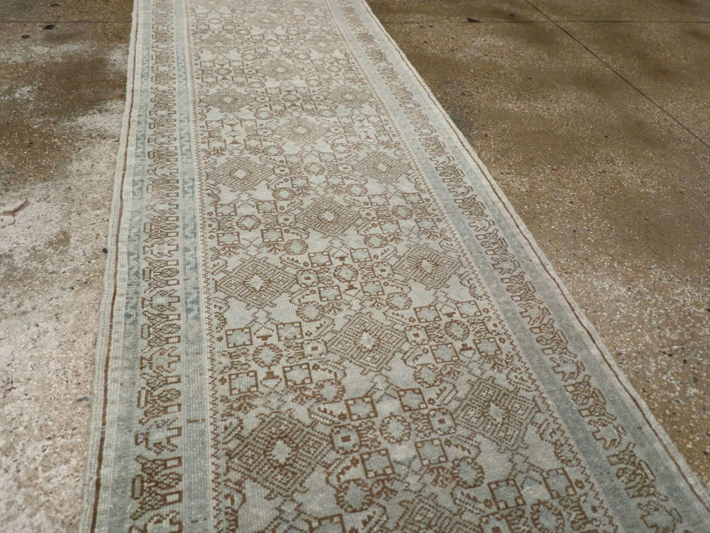 Antique Persian Malayer Long Runner, No.33188 - Gsblank