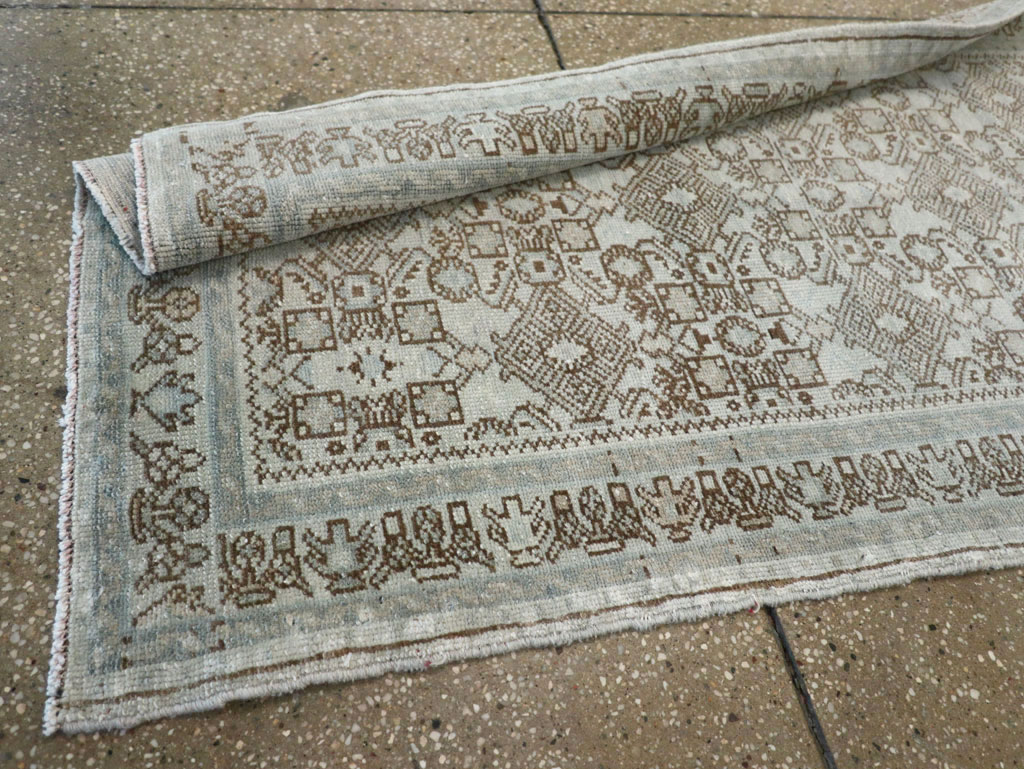 Antique Persian Malayer Long Runner, No.33188 - Gsblank