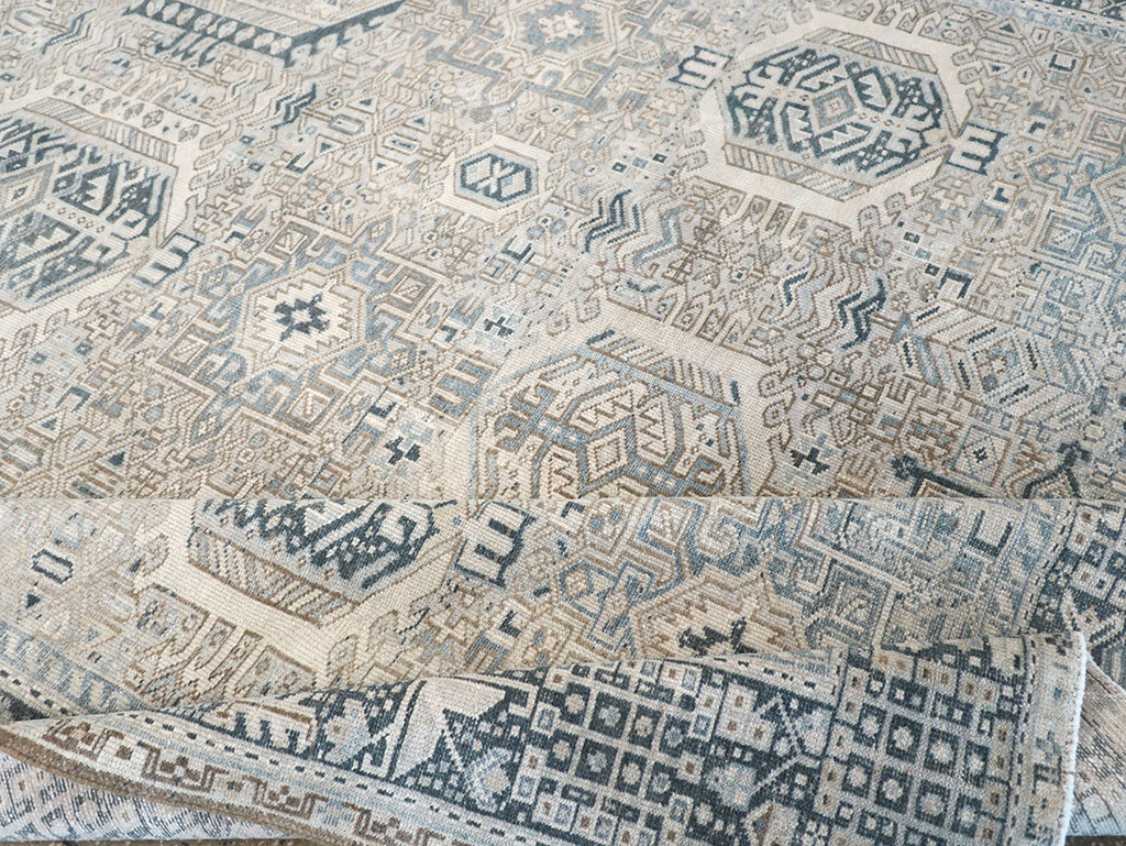 Vintage Persian Karajeh Accent Carpet, No.33194 - Gsblank