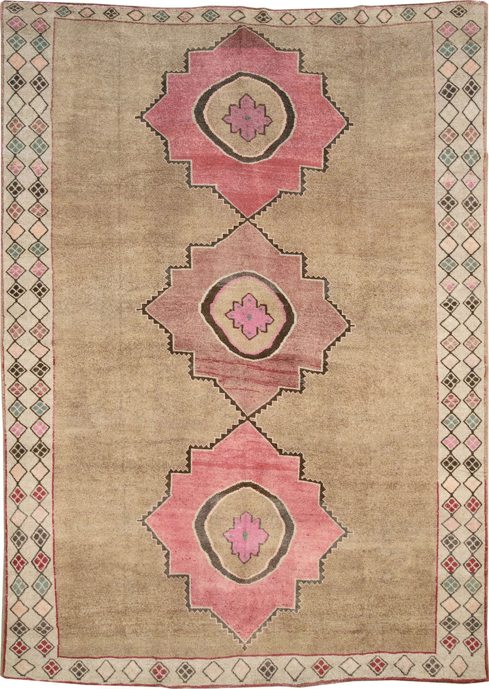 Vintage Turkish Anatolian Room Size Carpet, No.33196 - Gsblank