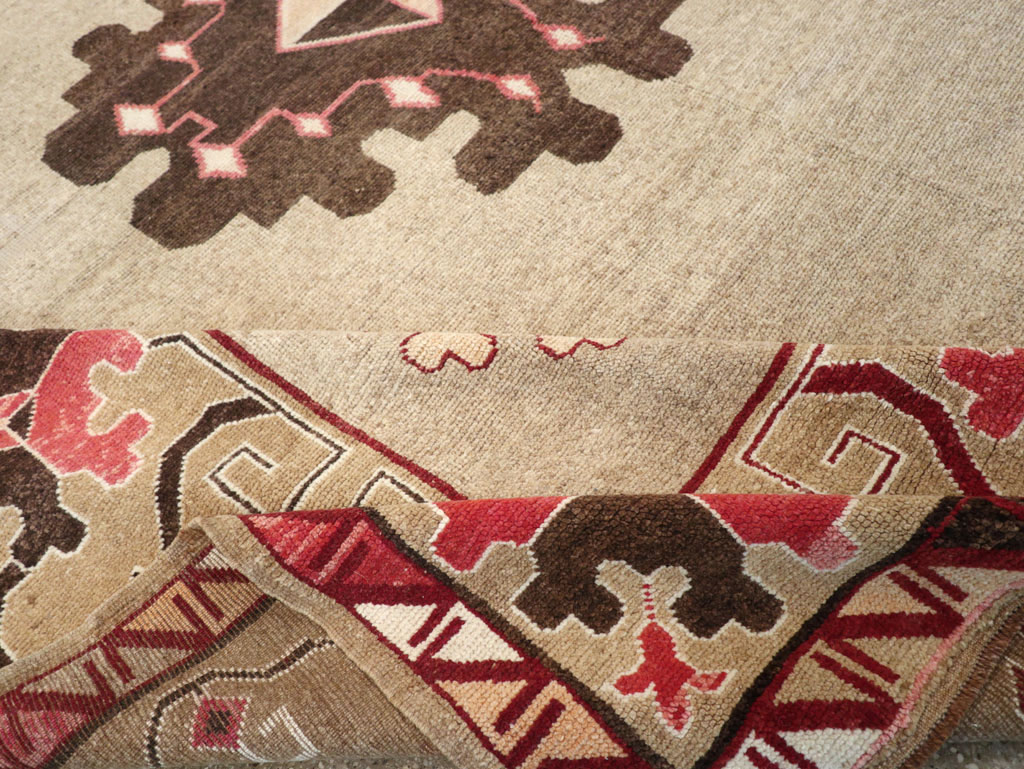 Vintage Turkish Anatolian Square Room Size Carpet, No.33197 - Gsblank