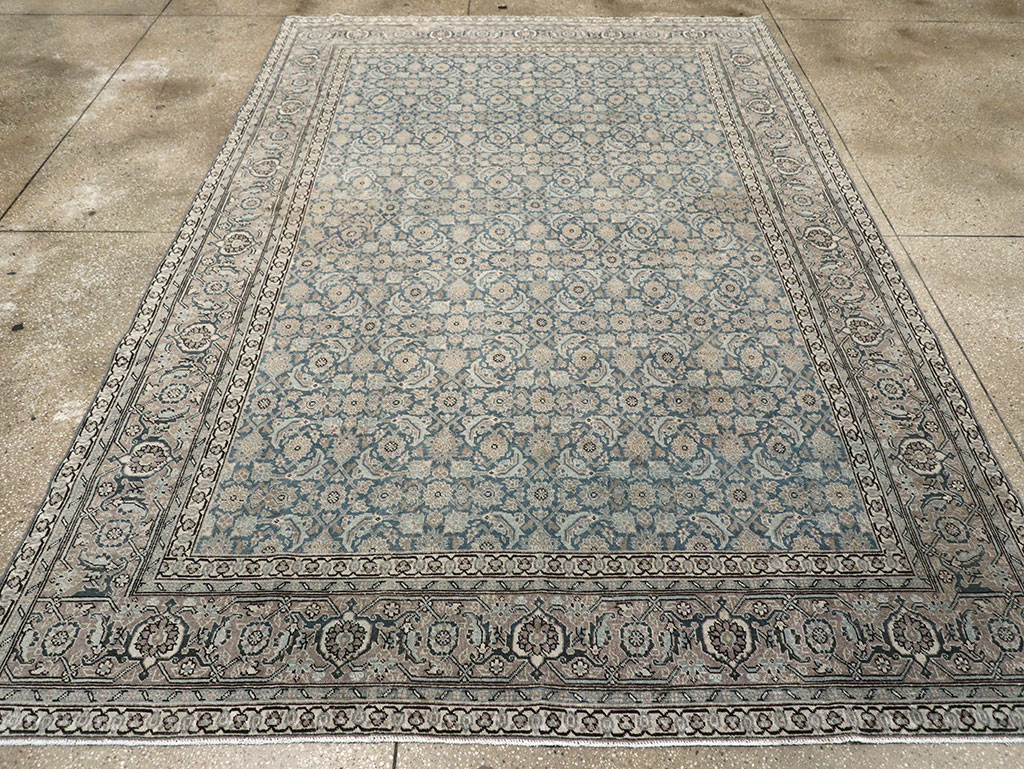 Antique Persian Tabriz Accent Carpet, No.33200 - Gsblank