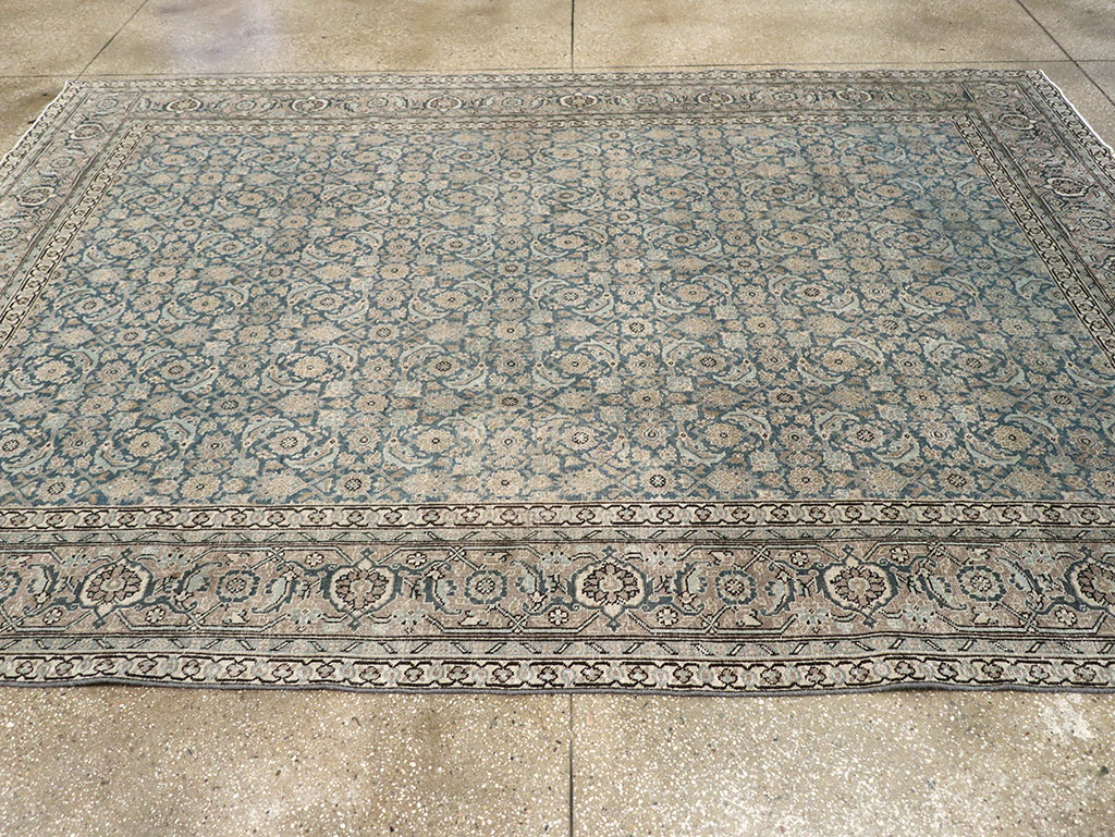 Antique Persian Tabriz Accent Carpet, No.33200 - Gsblank
