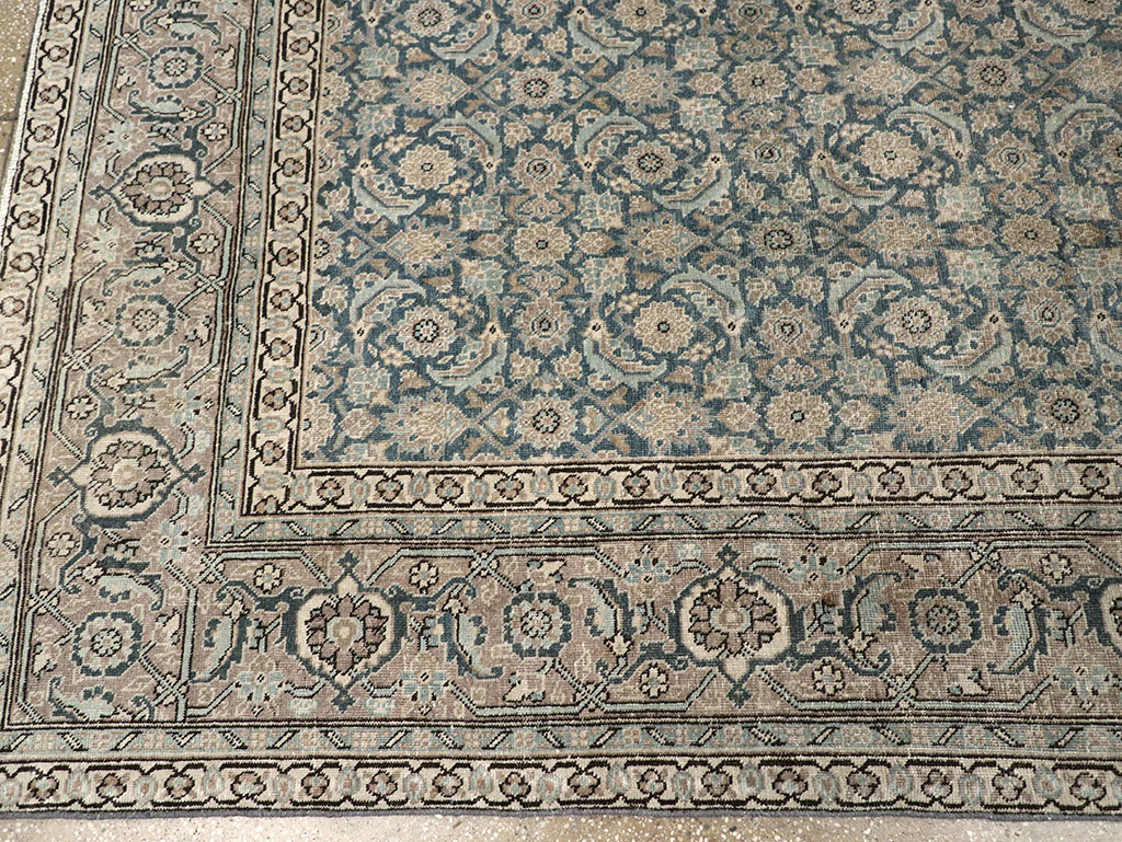 Antique Persian Tabriz Accent Carpet, No.33200 - Gsblank