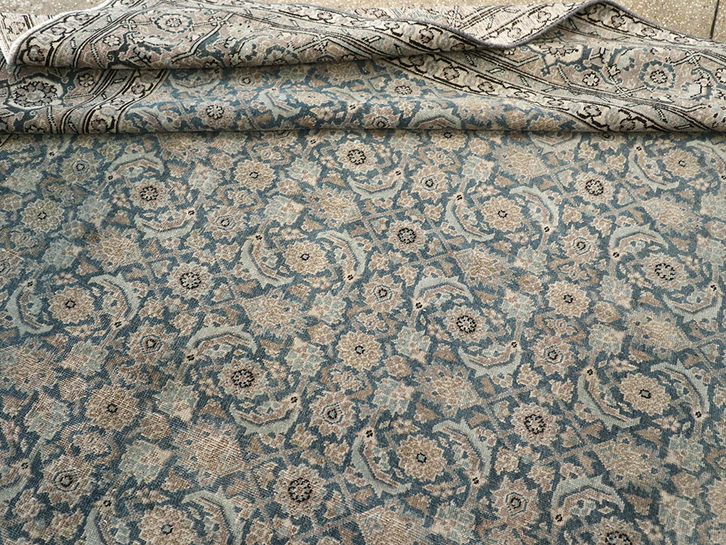 Antique Persian Tabriz Accent Carpet, No.33200 - Gsblank