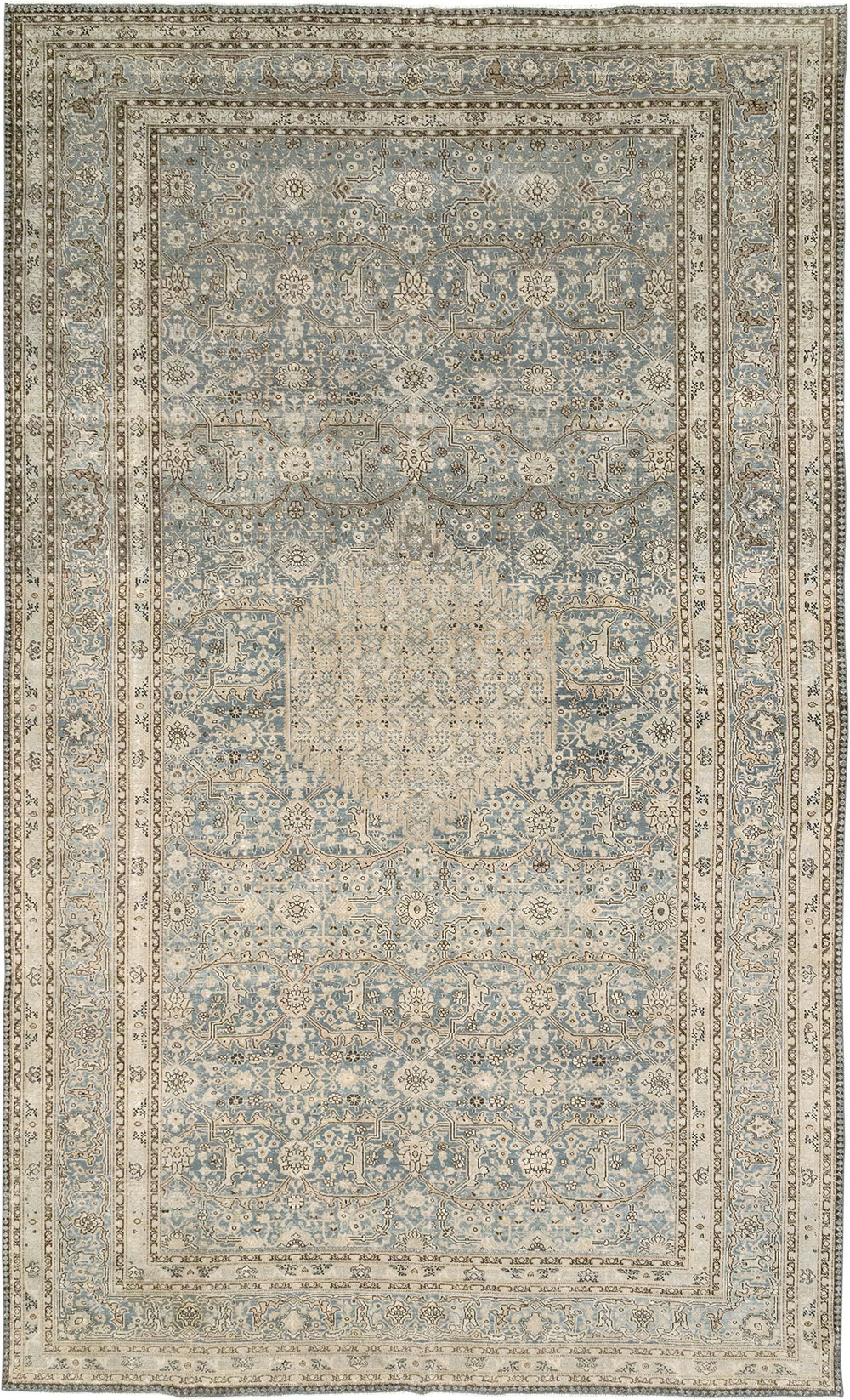 Antique Persian Tabriz Gallery Carpet, No.33201 - Gsblank