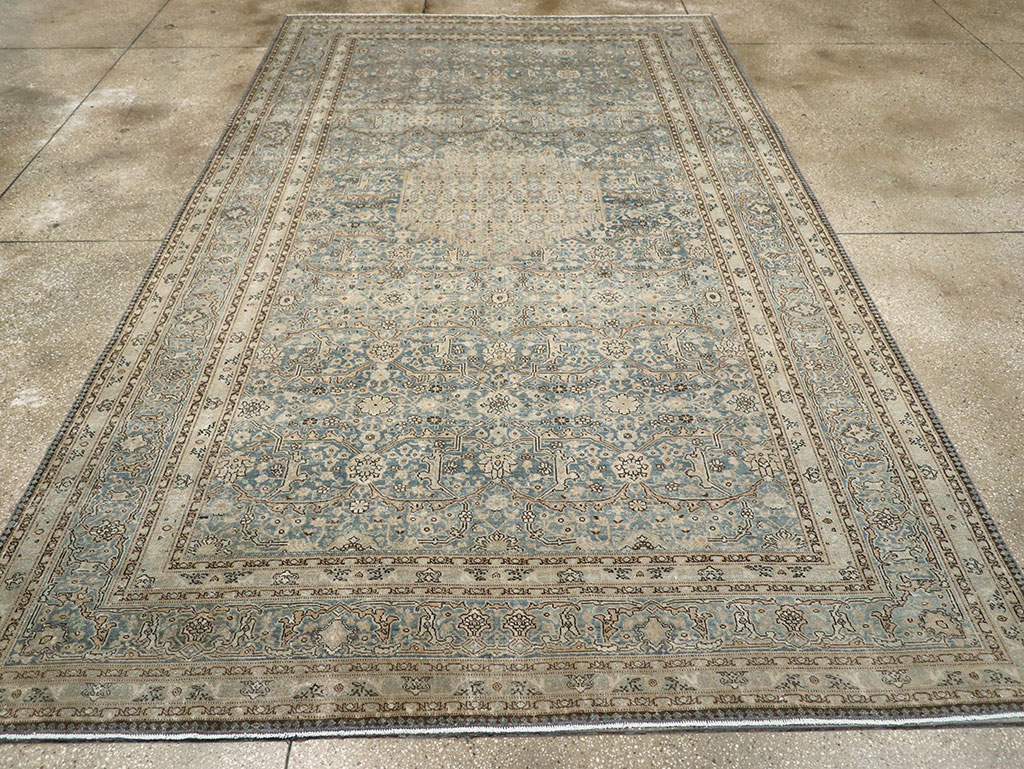 Antique Persian Tabriz Gallery Carpet, No.33201 - Gsblank