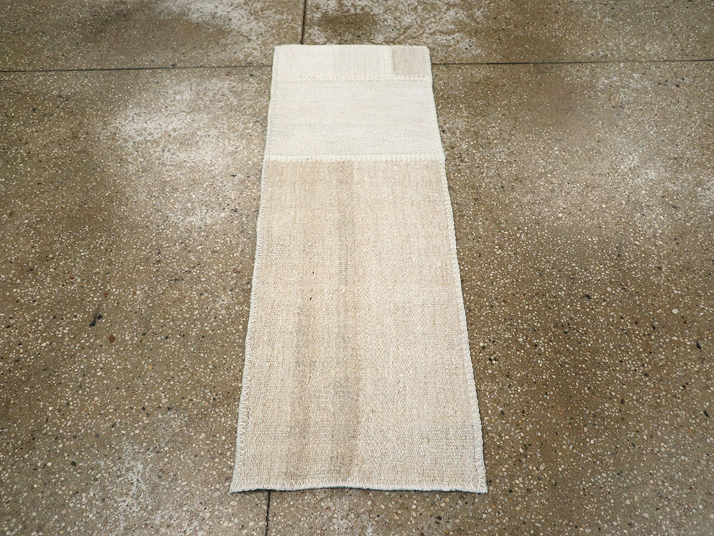 Vintage Turkish Flatweave Kilim Throw Rug, No.33208 - Gsblank