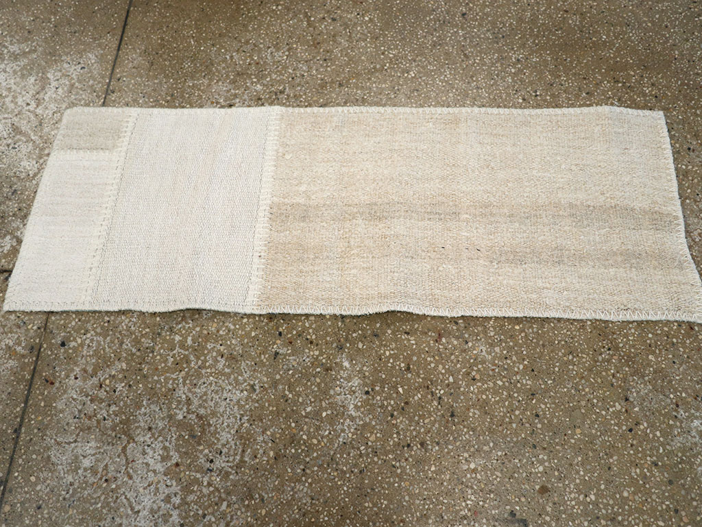 Vintage Turkish Flatweave Kilim Throw Rug, No.33208 - Gsblank