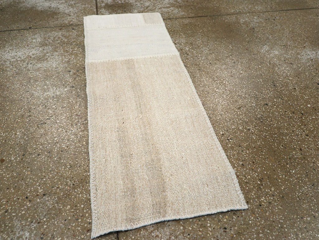 Vintage Turkish Flatweave Kilim Throw Rug, No.33208 - Gsblank