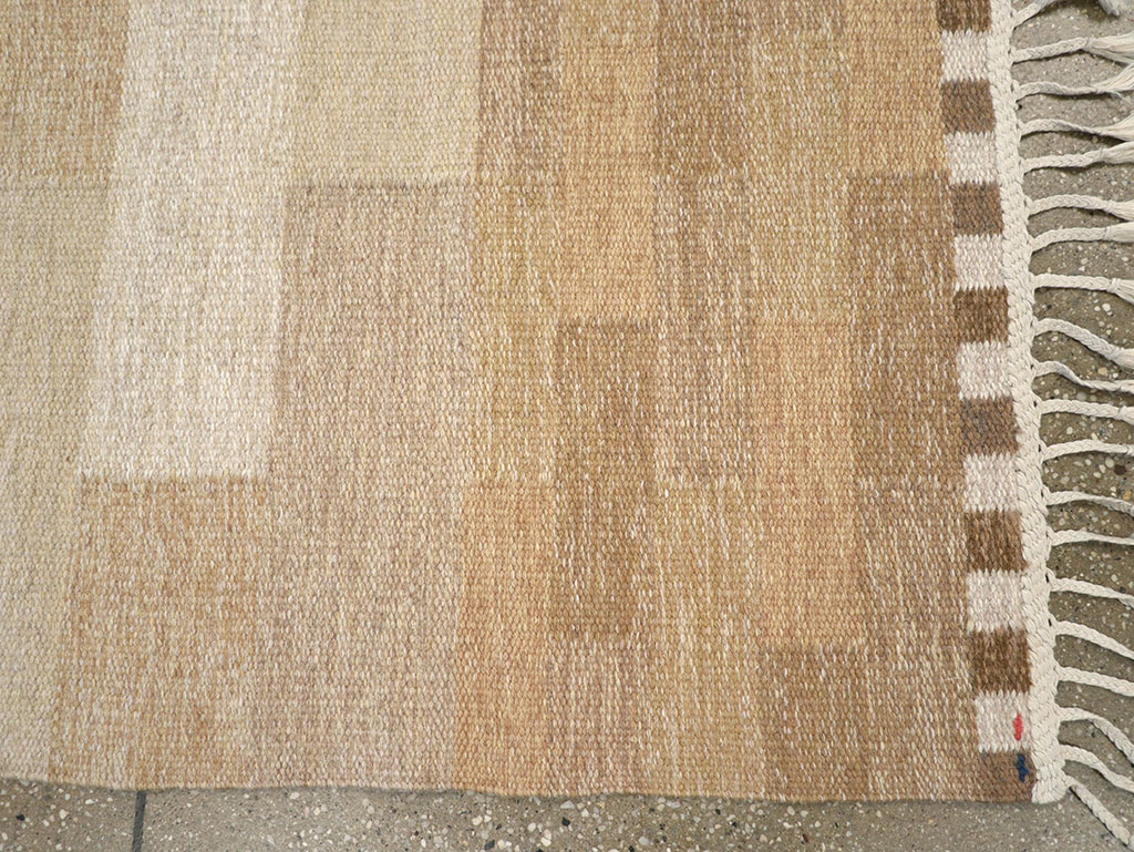 Vintage Swedish Flatweave Kilim Rug, No.33209 - Gsblank