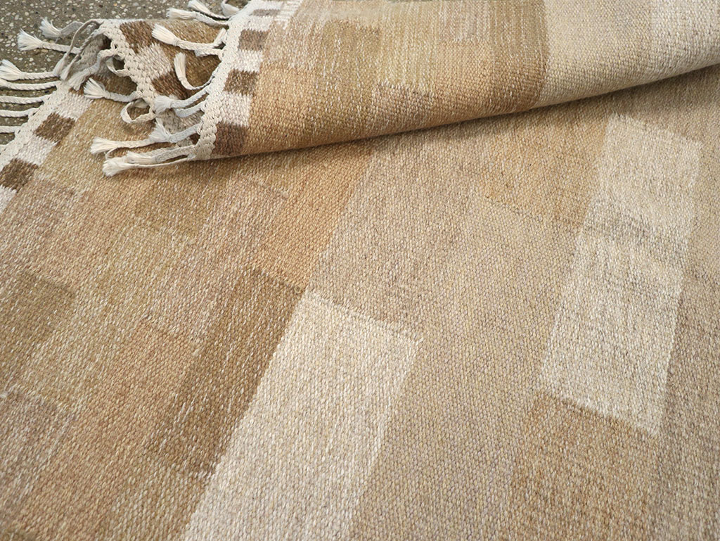 Vintage Swedish Flatweave Kilim Rug, No.33209 - Gsblank