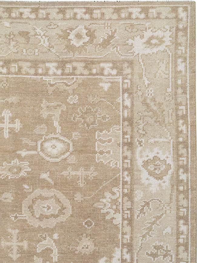 Modern Turkish Oushak Accent Carpet, No.33213 - Gsblank