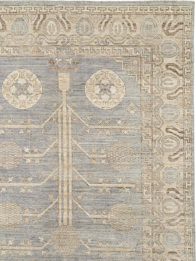 Modern East Turkestan Khotan Oversize Carpet, No.33214 - Gsblank