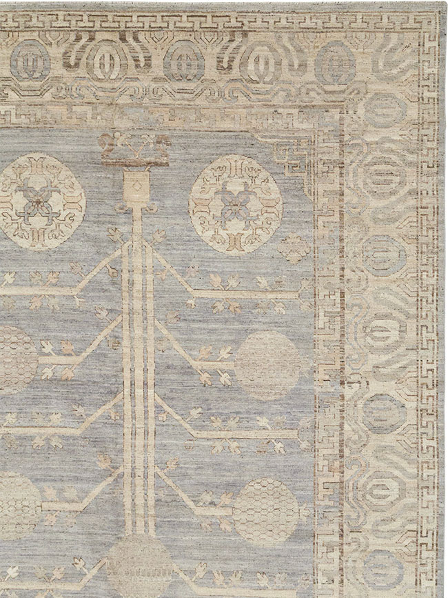 Modern East Turkestan Khotan Oversize Carpet, No.33214 - Gsblank