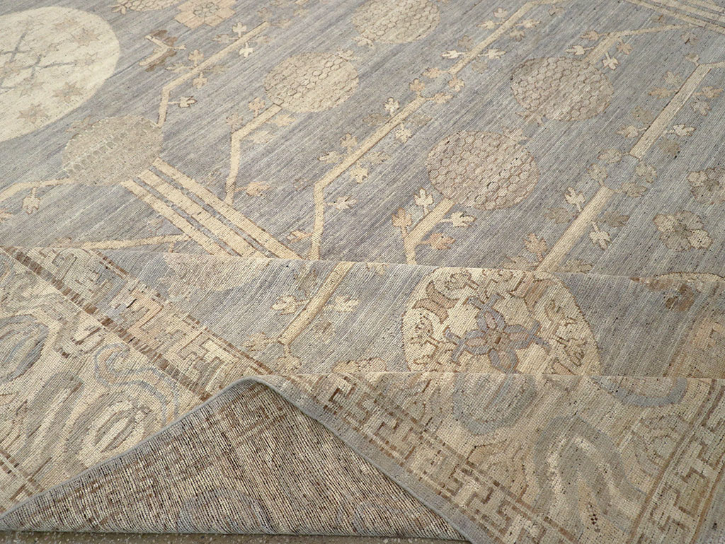 Modern East Turkestan Khotan Oversize Carpet, No.33214 - Gsblank