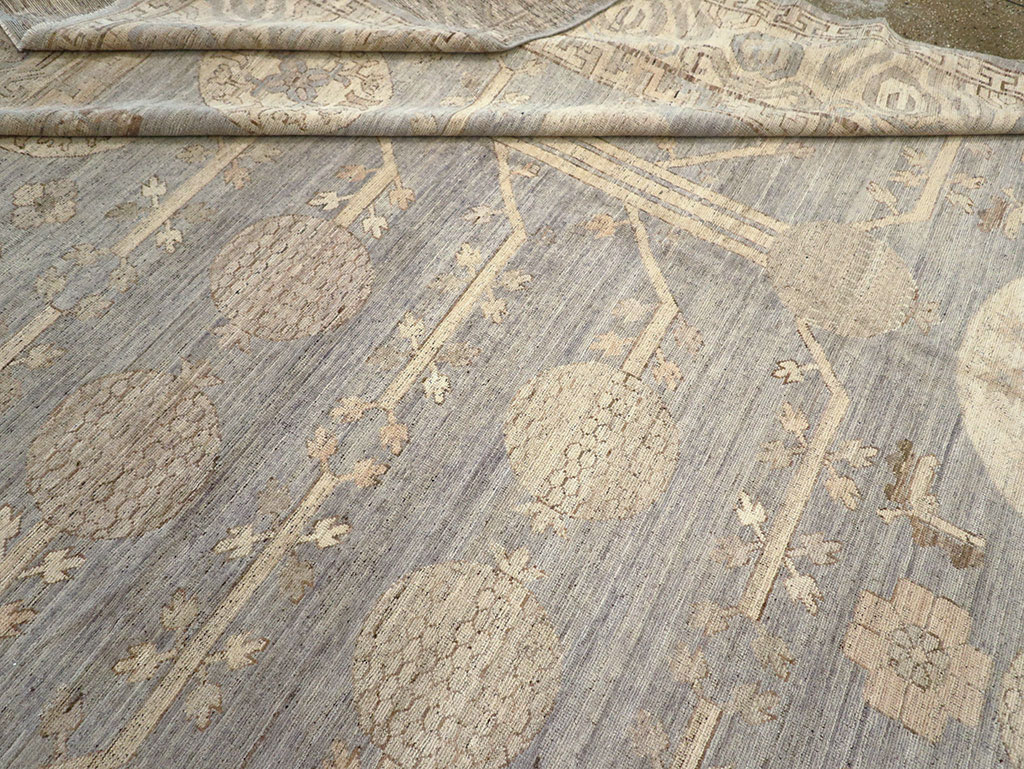 Modern East Turkestan Khotan Oversize Carpet, No.33214 - Gsblank