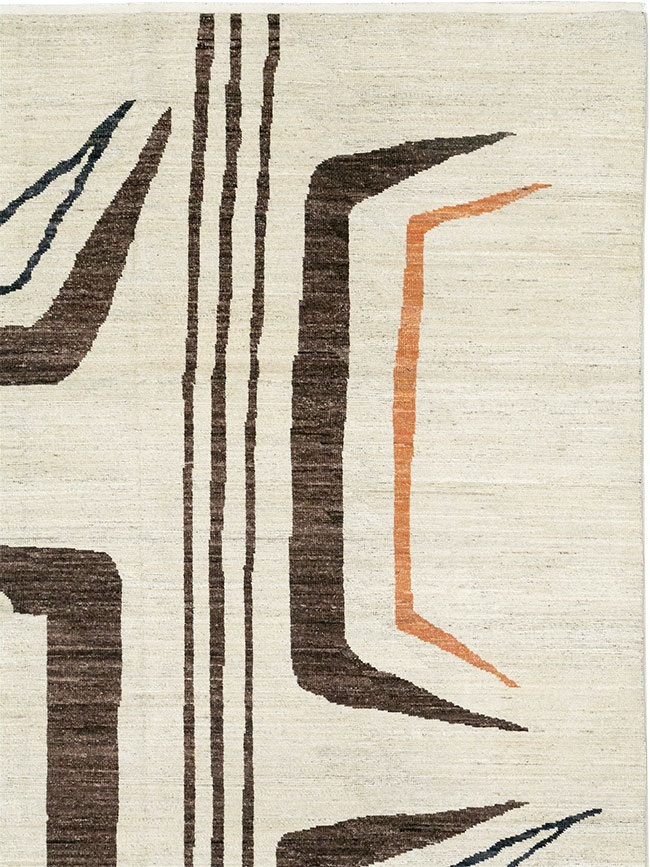 Modern Turkish Art Deco Room Size Carpet, No.33218 - Gsblank