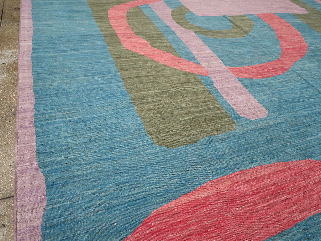 Modern East Turkestan Khotan Art Deco Large Carpet, No.33222 - Gsblank
