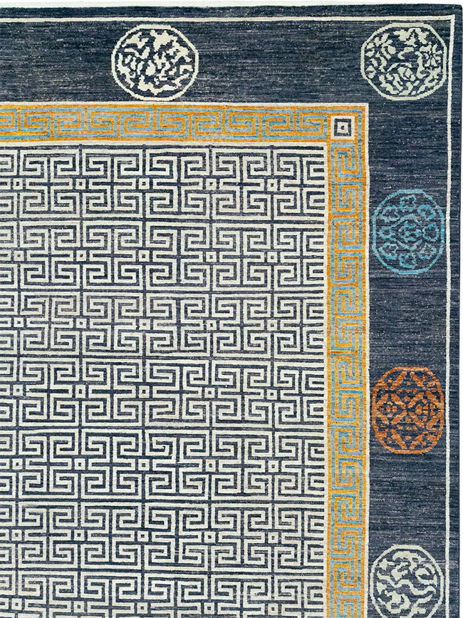 Modern East Turkestan Khotan Large Carpet, No.33223 - Gsblank