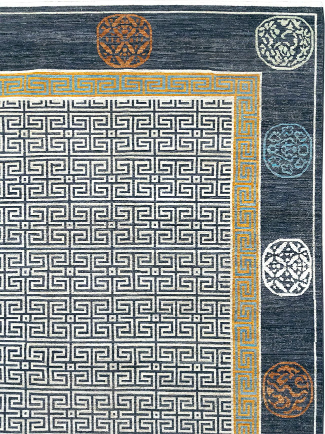 Modern East Turkestan Khotan Large Carpet, No.33223 - Gsblank