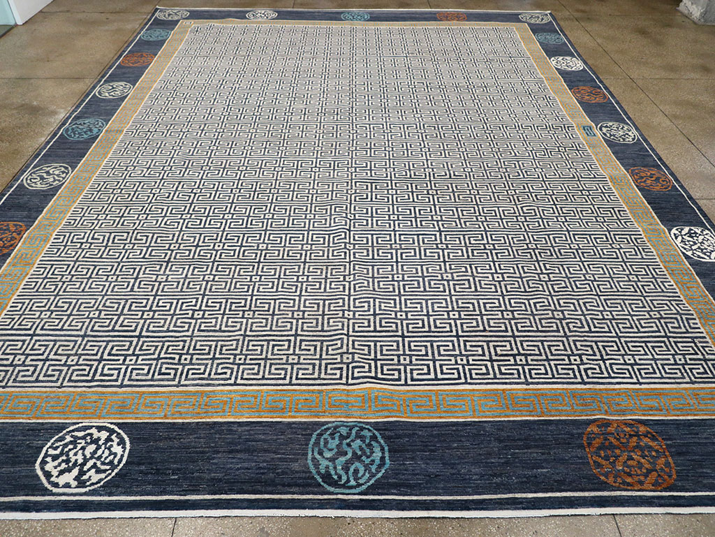 Modern East Turkestan Khotan Large Carpet, No.33223 - Gsblank